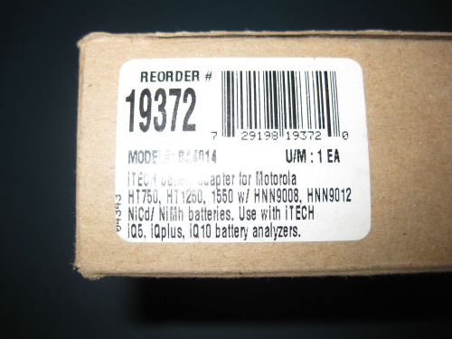 Itech ba4014 for ht750 ht1250 ht1550 nicd/nimh battery adapter  (a11-05) for sale