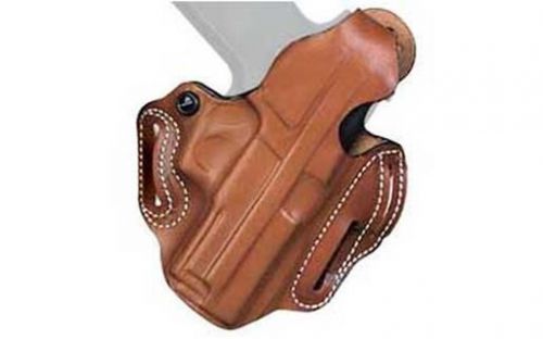 DeSantis Thumb Break Scabbard Belt Holster S&amp;W K Frame RH Leather Tan 001TA12Z0