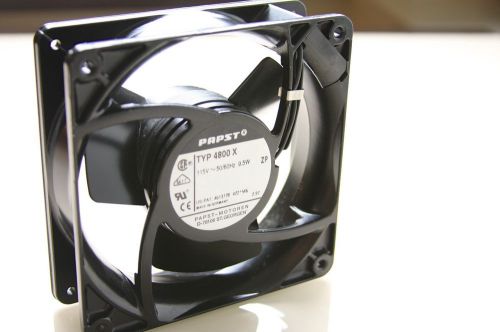 EBM PAPST Model 4800X Fan, 115 VAC/60 Hz, CFM 58.9