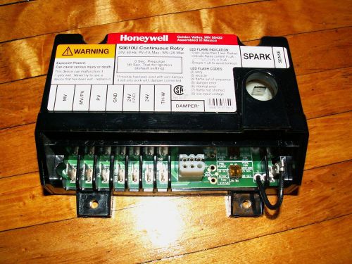 Honeywell S8610U universal furnace burner control pilot ignition module