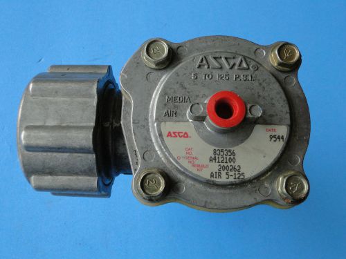 Asco air valve 5-125psi cat. no. 835356 for sale