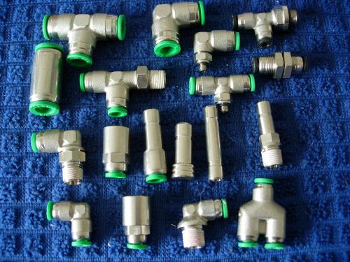 Lot Of 18 Numatics  Air Control Fittings