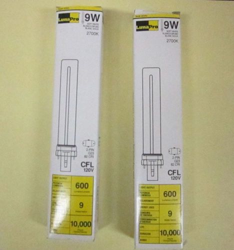 Lumapro 2cek3 soft white lamp set of 2 for sale