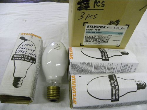 BULB 175W MERCURY VAPOR COATED MOGUL BASE 1 LOT OF 3PCS