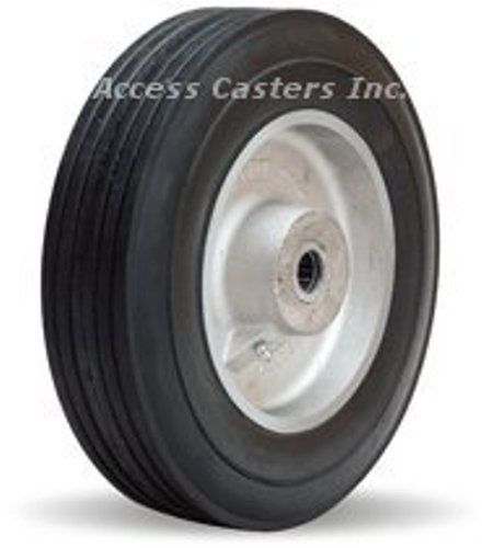 W-10-SU-3/4 10&#034; x 2&#034; Super-Flex Rubber Wheel, 700 lb Capacity, 2-3/4&#034; Hub