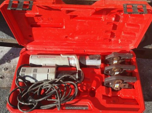 Rothenberger pro press crimp tool w/ jaws 1/2 - 2&#034;