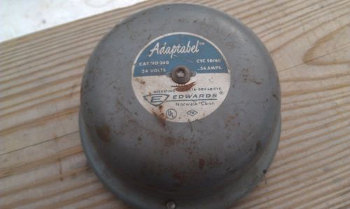 Industrial edwards adaptabel bell signal vintage bell for sale