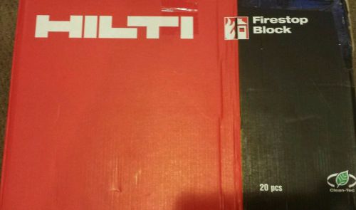 HILTI FIRESTOP BLOCKS CFS BL WIRE CABLE FS ONE CP618 CP617 CP 619T CP 606 FIRE