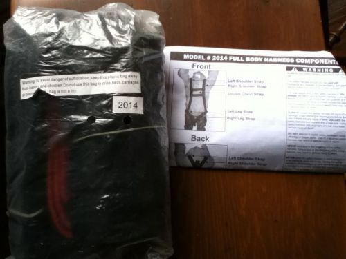 PRIMAL VANTAGE CO. Model 2014 Full Body Harness Components.