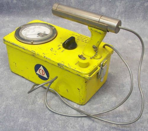 Victoreen survey meter civil defense cdv-700 radiation geiger counter detector for sale