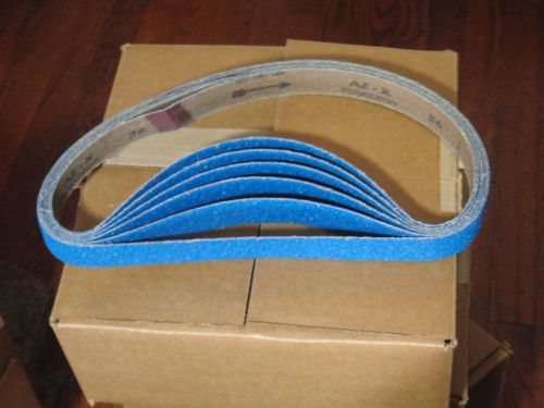 (8) sanding belts a/z- assorted 1&#034; x 42&#034;  (2) ea. 40,50,80,100 grit for sale