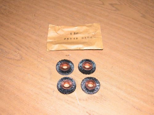 Wire Brush Wheel 1&#034;OD 5/16&#034;ID 3/16&#034;Wide Set of 4