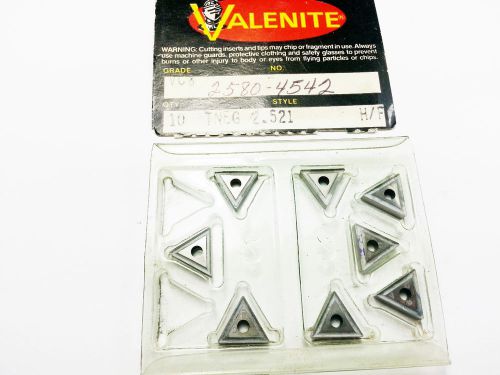 Valenite TNEG 2.521 VC8 Carbide Inserts (QTY 8) (N 261)