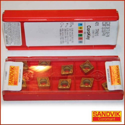 Ccmt 32.52 3(2.5)2 pm 4015 sandvik *** 10 inserts *** 1 factory pack for sale