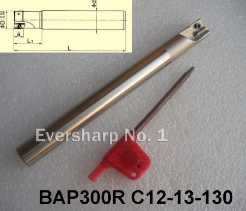 Lot 1pcs BAP300R C12-13-130 Indexable End Mill Holder Dia 13mm Length 130mm