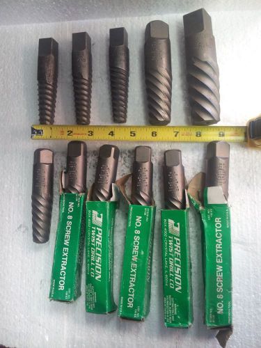 Lot of 11 Screw Extractors