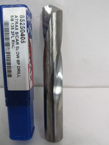 ATRAX / MSC 85250405, 5/8&#034;, Solid Carbide, Screw Machine Drill Bit