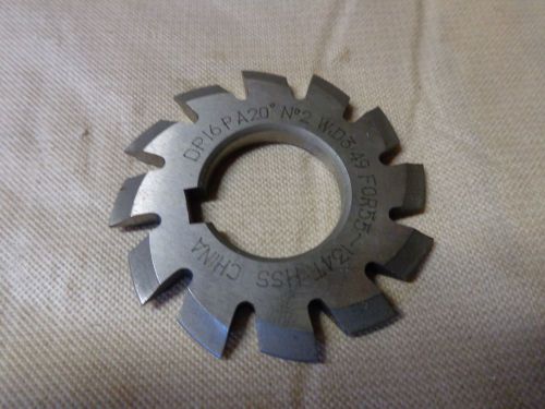 GEAR CUTTER DP16 PA20 DEG NO 2 WD3.49 FOR 55-134T HSS CHINA