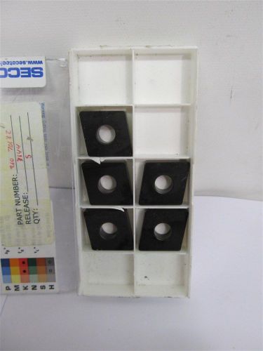 Seco, 70182, CNMA190612, TK2001, Diamond Shape Turning Inserts - 5 each