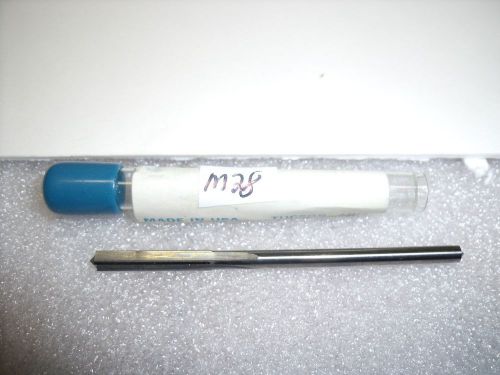 9/64&#034; x 1/8&#034; x 3/4&#034; x 2-1/2&#034; 4 FL Micro Carbide Straight Flute Reamer