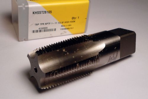 KENNAMETAL Standard Pipe Tap 1-11-1/2 HSS 5FL NPT High Hook [700]