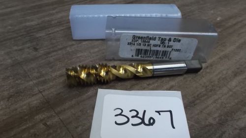 1/2&#034;-13 fast spiral bottom tap gh3 tin coated new for sale