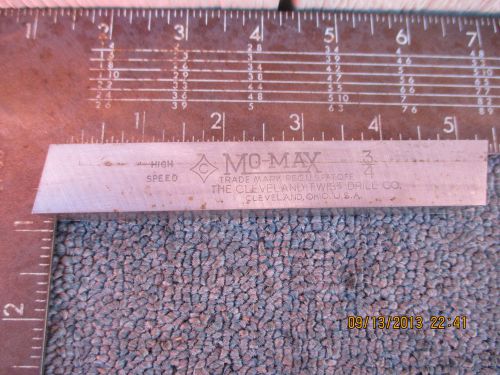 3/4&#034; X 3/4&#034; X 5 CLEVELAND MO-MAX HIGH SPEED LATHE TURNING BIT MACHINIST TOOLS