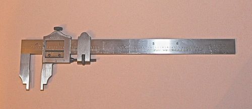 STARRETT #122  NICE CLEAN 6 INCH INSIDE &amp; OUTSIDE VERNIER CALIPERS