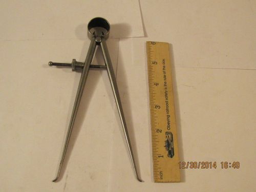 VINTAGE LUFKIN SPRING TYPE 6&#034; INSIDE CALIPERS   SAGINAW MICH.