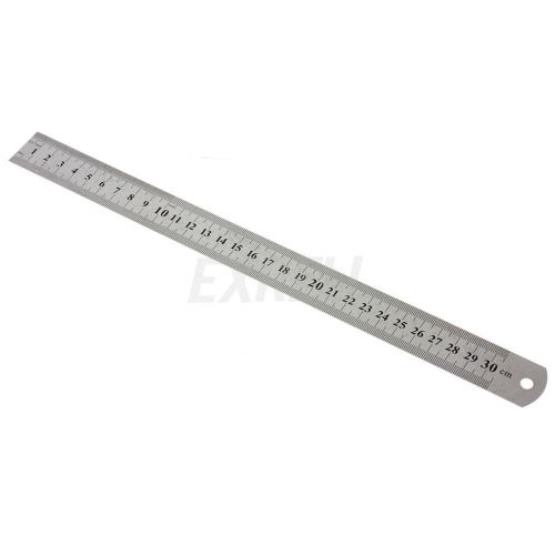 Stainless Steel Metal Ruler Rule Precision Double Sided Measuring Gauge Tool