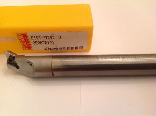 Sandvik Internal Carbide Boring Bar, E12S-SDUCL 3  NEW!!