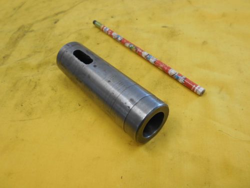 3 MORSE TAPER ID x 1 1/2&#034; OD CNC TOOL HOLDER BUSHING lathe turret socket W&amp;S USA