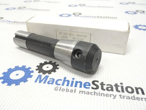 NEW! GT R8 SHANK END MILL HOLDER - 3/16&#034; CAPACITY