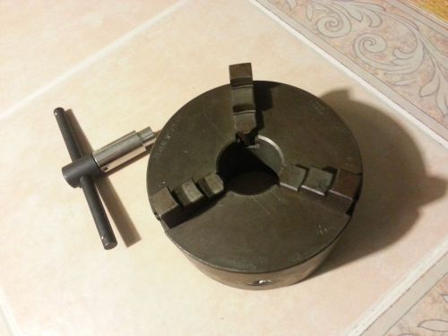 5&#034; Hardinge 3 Jaw Chuck, Model 30A-HC  2-3/16&#034; x 10TPI thread.