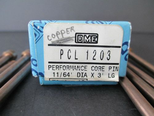 9--- dme pcl 1203 (3&#034; lg) (high performance) core pins -copper for sale