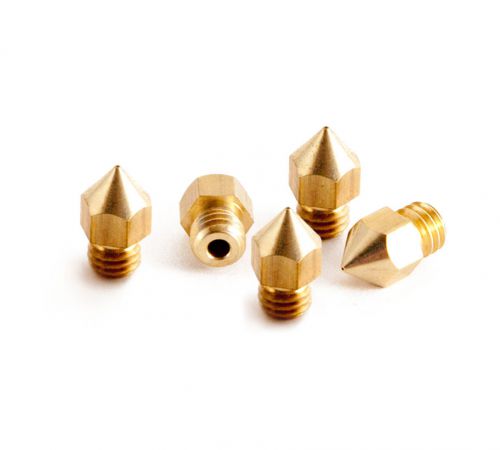 5 pcs Lot .50mm Universal 3D Print Head, Brass Nozzle, USA - Reprap Mendel Prusa