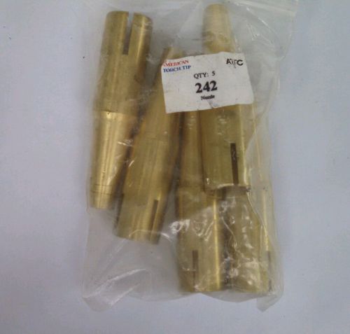 245 BERNARD STYLE Tapered Brass Nozzle  5pcs