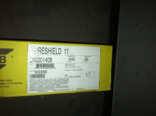 Esab corshield 11  e71t-11 .045  33# for sale