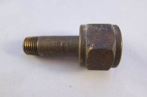 CGA 320 CGA320 CO2 Fitting 1/4&#034; RH Male NPT X 2&#034; Long Brass Nipple &amp; Hex Nut