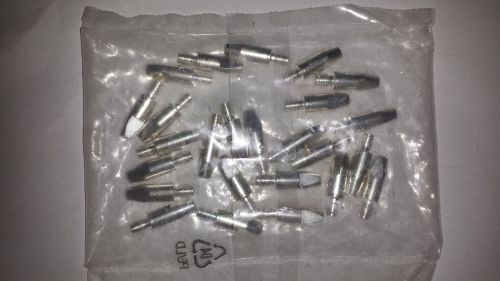 Lot of 25 Abicor Binzel 147.0172.25 Welding Contact Tip M6/0,9/D=8/28,0~NOS