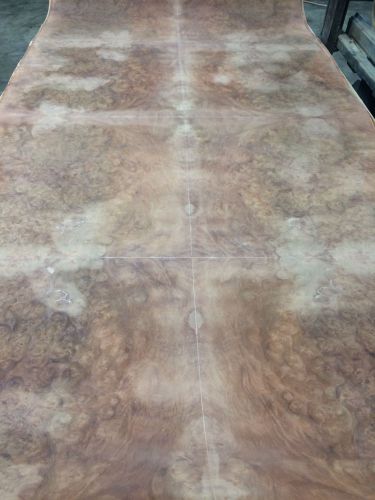 Wood Veneer Pellin Burl 48x98 1pcs total 3-ply Wood Backed &#034;EXOTIC&#034; 0913.5