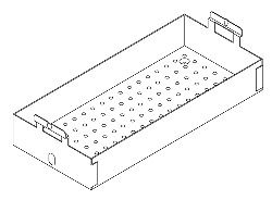 Pelton &amp; Crane INSTRUMENT TRAY (LARGE) (OCR®, Delta 10&#034; (AF), OCR+®, V10)