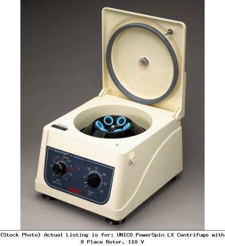 UNICO PowerSpin LX Centrifuge with 8 Place Rotor, 110 V: C858