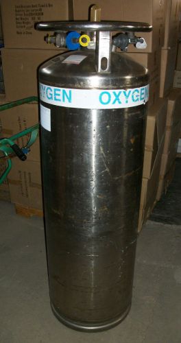 MVE CRYOGENICS OXYGEN TANK 20&#034; DIAMETER 58&#034; TALL TANK JPE