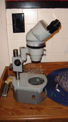 NIKON SMZ STEREO ZOOM MICROSCOPE W/ NIKON 15X LENSE BASE