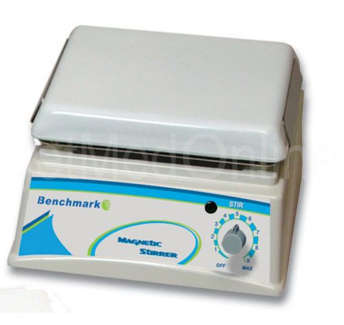 New! benchmark scientific 1500rpm magnetic stirrer w/7.5&#034;x7.5&#034; platform h4000-s for sale