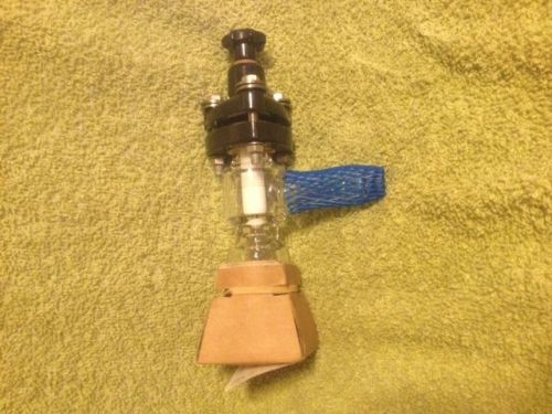 QVF VEN25/LUE BELLOW TYPE VALVE BOROSILICATE GLASS CPE#365