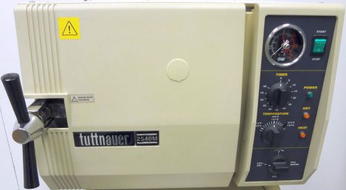 Tuttnauer 2540M Steam Sterilizer - Autoclave - Veterinary Tattoo Dental