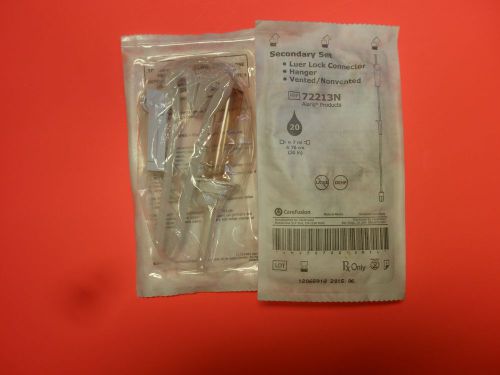 CAREFUSION SECONDARY SET 20 DROP 72213N LUER LOCK CONNECTOR -200PCS