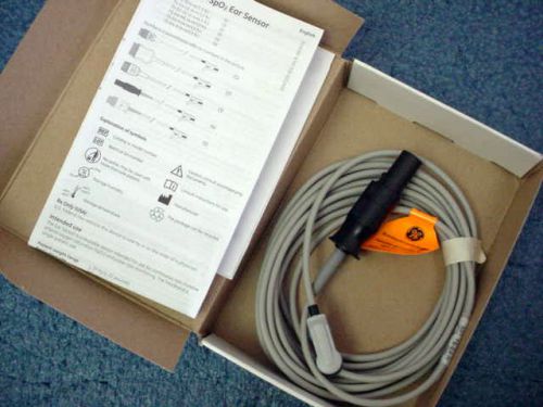 GE Reusable TruSignal SpO2 Integrated Ear Sensor P/N: TS-E4-H, 13&#039; / 4 Meter New